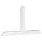 Ekena Millwork Portland Architectural Grade PVC Gable Bracket, 96"W x 48"H x 6"D x 6"F, 12/12 Pitch GBP096X48X0606POR00 - alternate 1